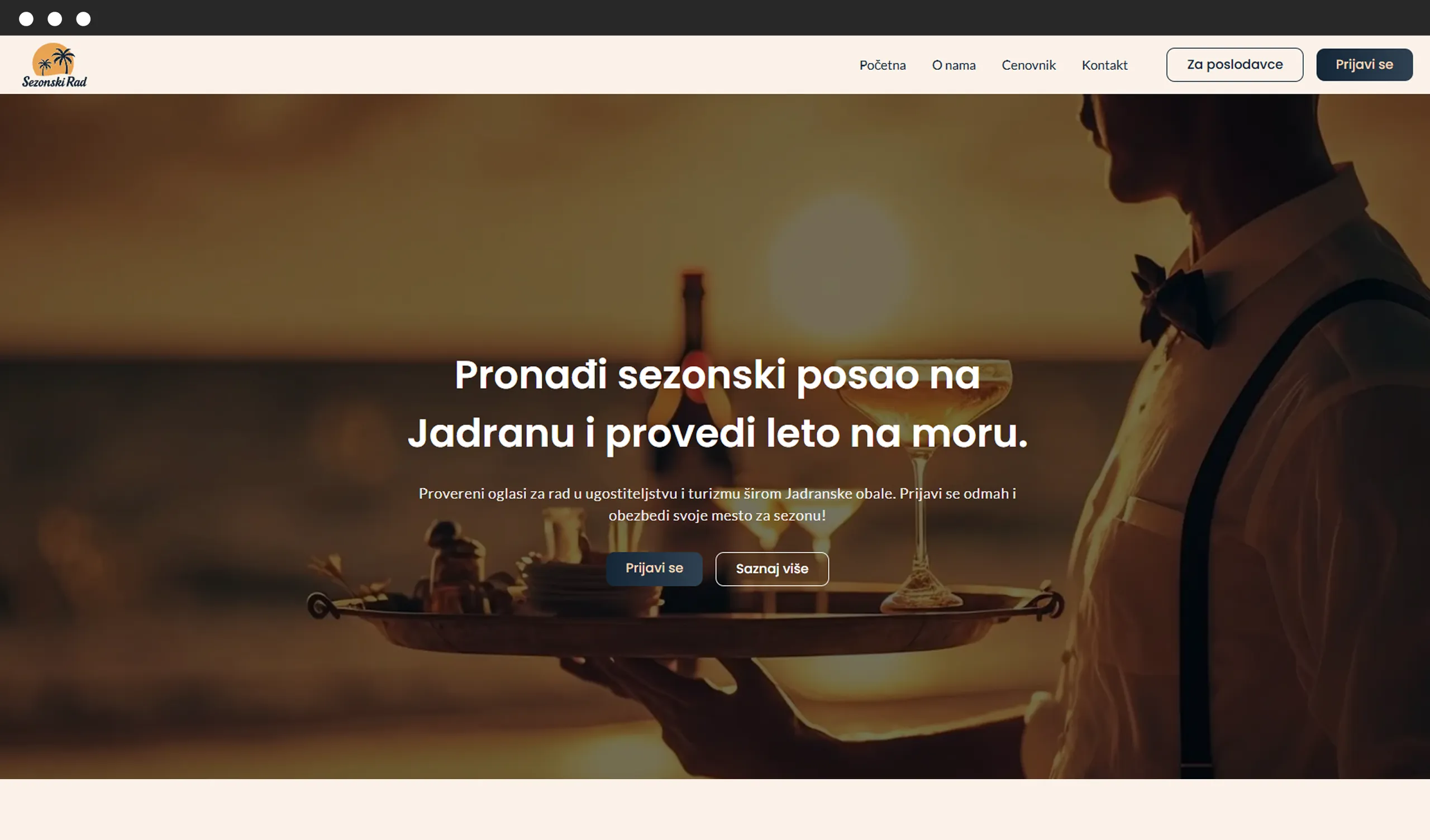 Sezonski Rad partner dashboard