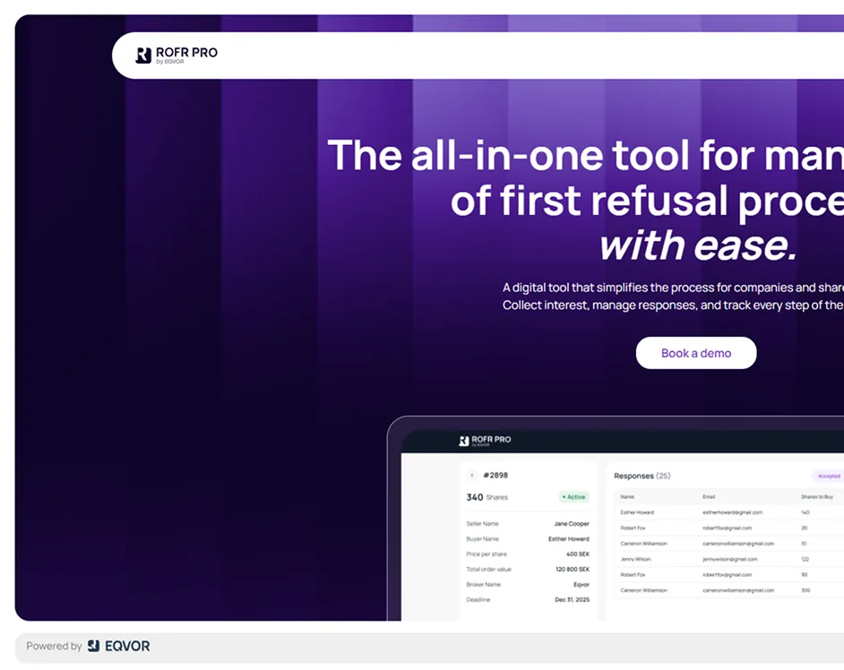 Custom web application example